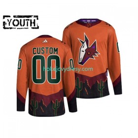 Dětské Hokejový Dres Arizona Coyotes Personalizované Adidas 2022-2023 Reverse Retro oranžový Authentic